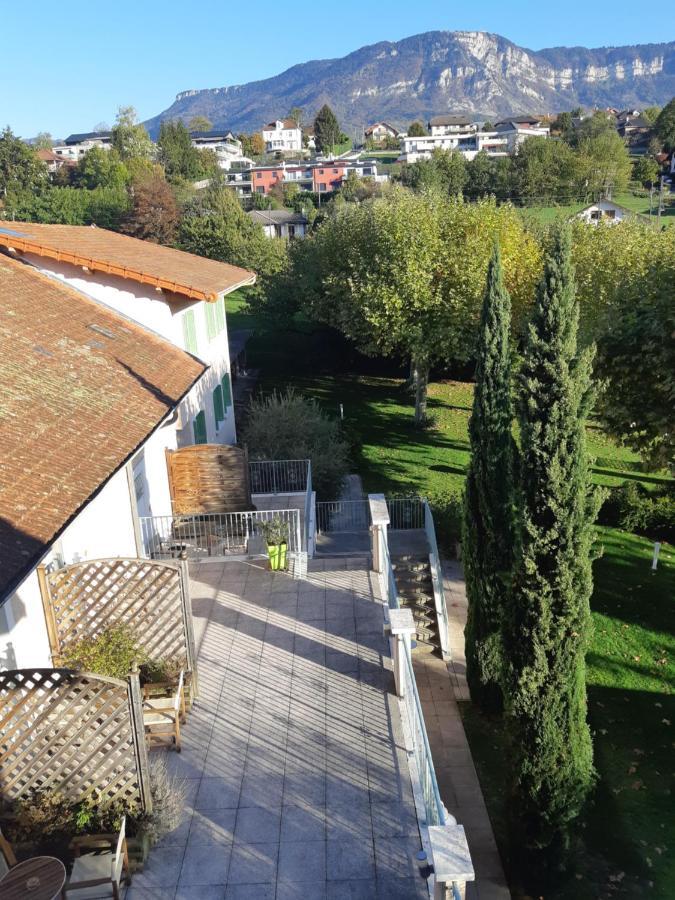 Logis Auberge Saint Simond อิกซ์เลส์แบ็งส์ ภายนอก รูปภาพ